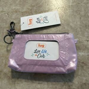 LUG Lilac ID Keychain NWT